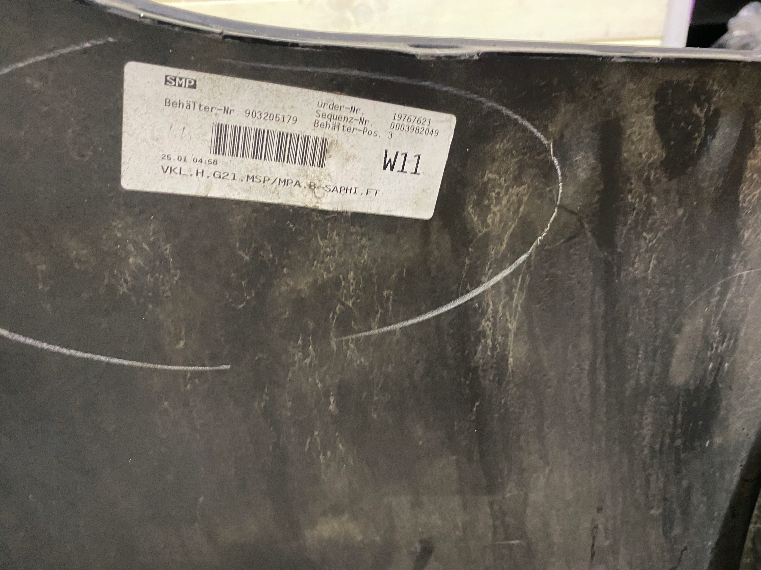 BMW 3 G21 bumper rear M PAKIET