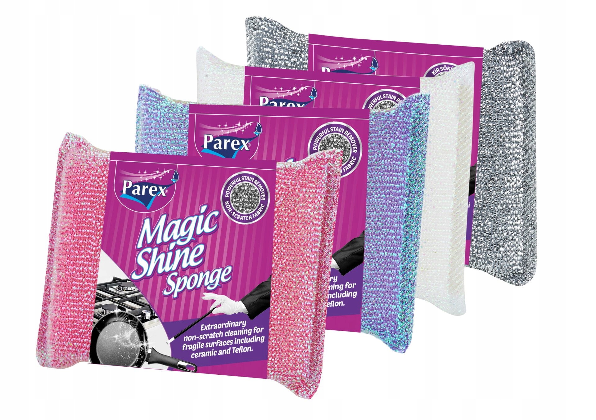 

Gąbka magiczna do garnków Parex Magic Shine Sponge