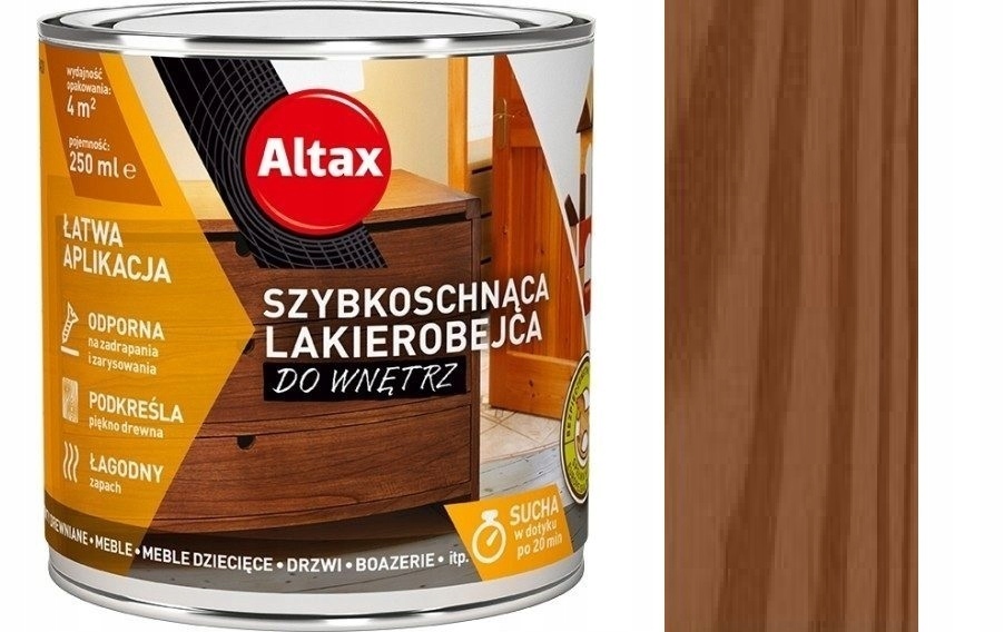 

Altax Lakierobejca Do Wnętrz 0,25L Brąz