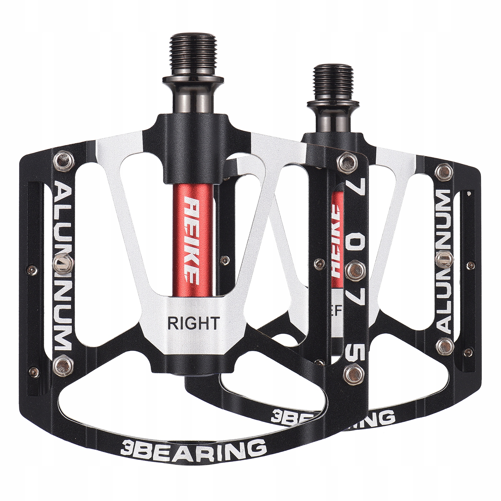Aeike pedály pro horská kola lehké hliníkové pedály na kolo Mtb š