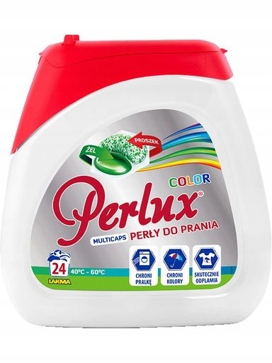 2X Perlux Multicaps prací perly Koncentrované barvy 24ks