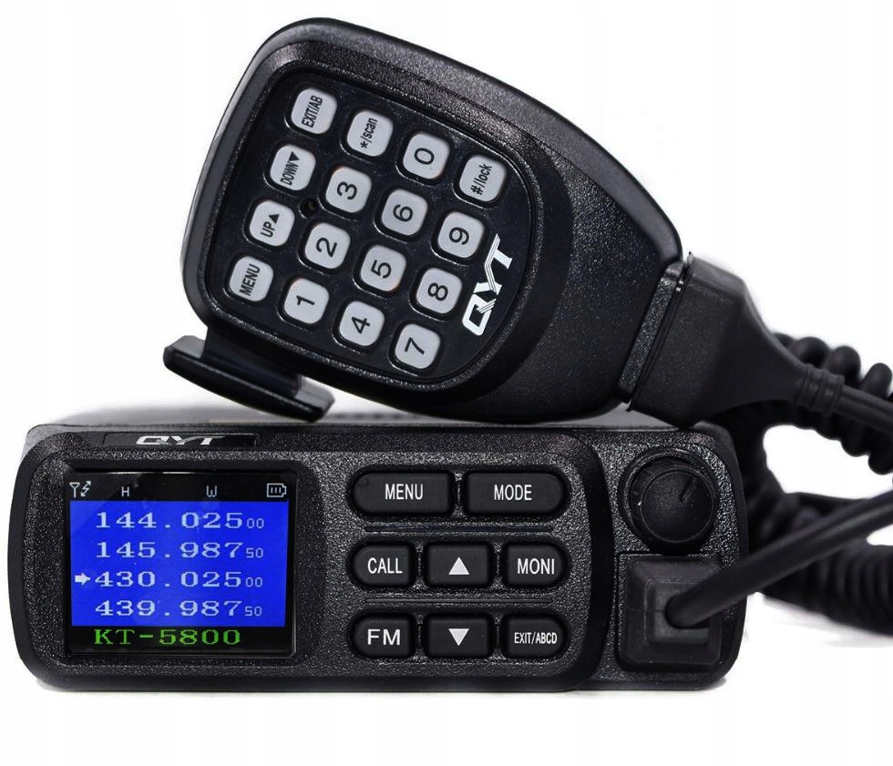 Qyt KT5800 radio samochodowe 25W Vhf Uhf QuadWatch