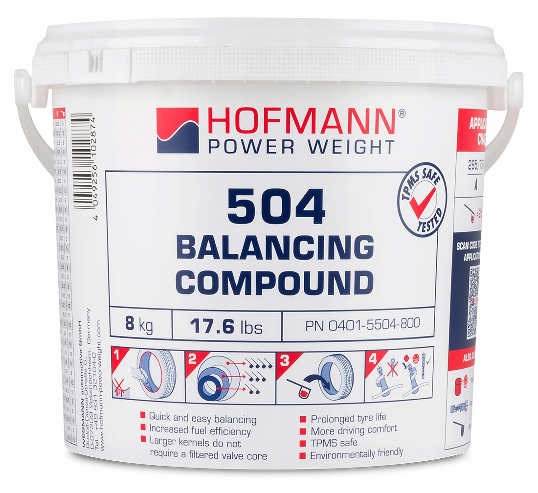 

Proszek granulat do wyważania kół Hofmann 8kg