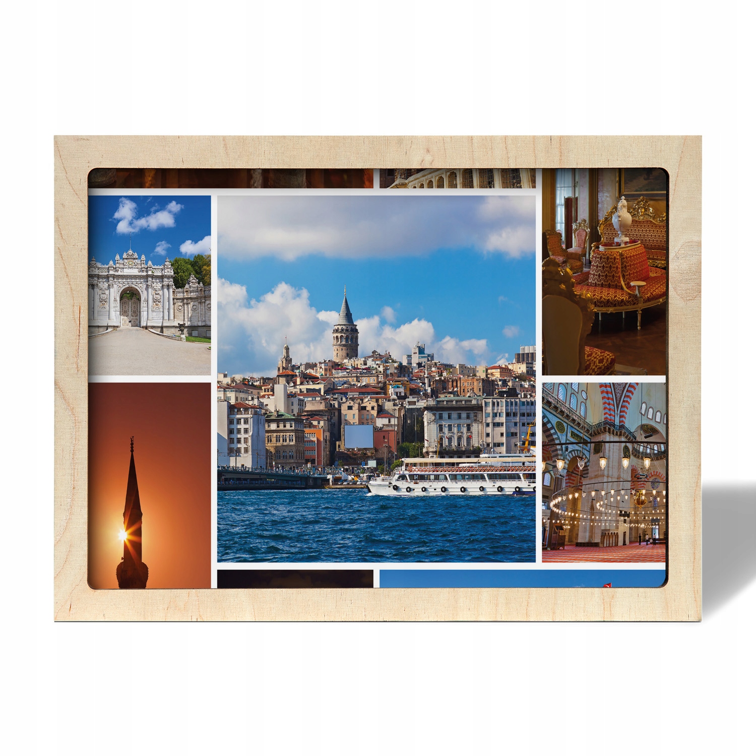 Foto obraz do obývacího pokoje Istanbul koláž pohled 70x50