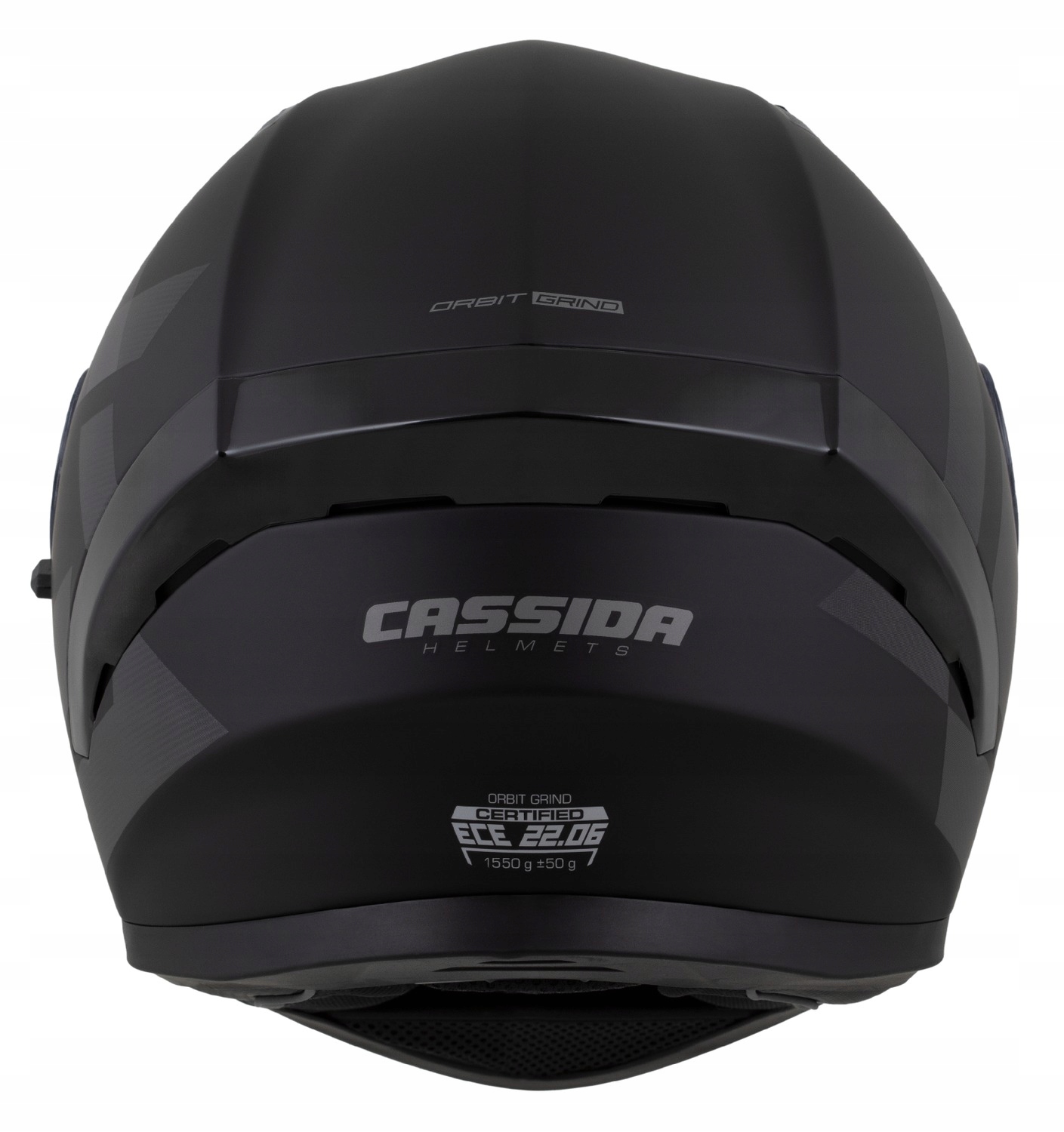Cassida ORBIT GRIND XS Kask motocyklowy Skuter ECE06 Pod pinlock i interkom Model HELMET ORBIT GRIND, CASSIDA (BLACK MATT/GRAY)