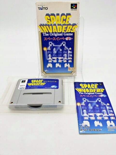 Gra Space Invaders Super Famicom Nintendo SNES (JPN) BOX 1994 SNES, NES