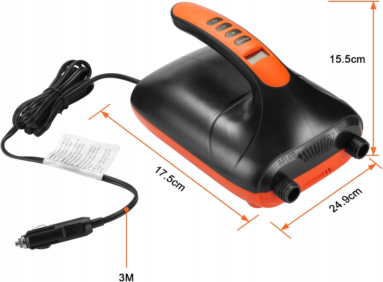 Elektryczna Pompa Powietrza AGPtEK Psi Cyfrowa