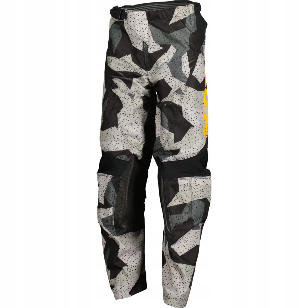 Spodnie Scott Camo EVO Junior black/yellow 20