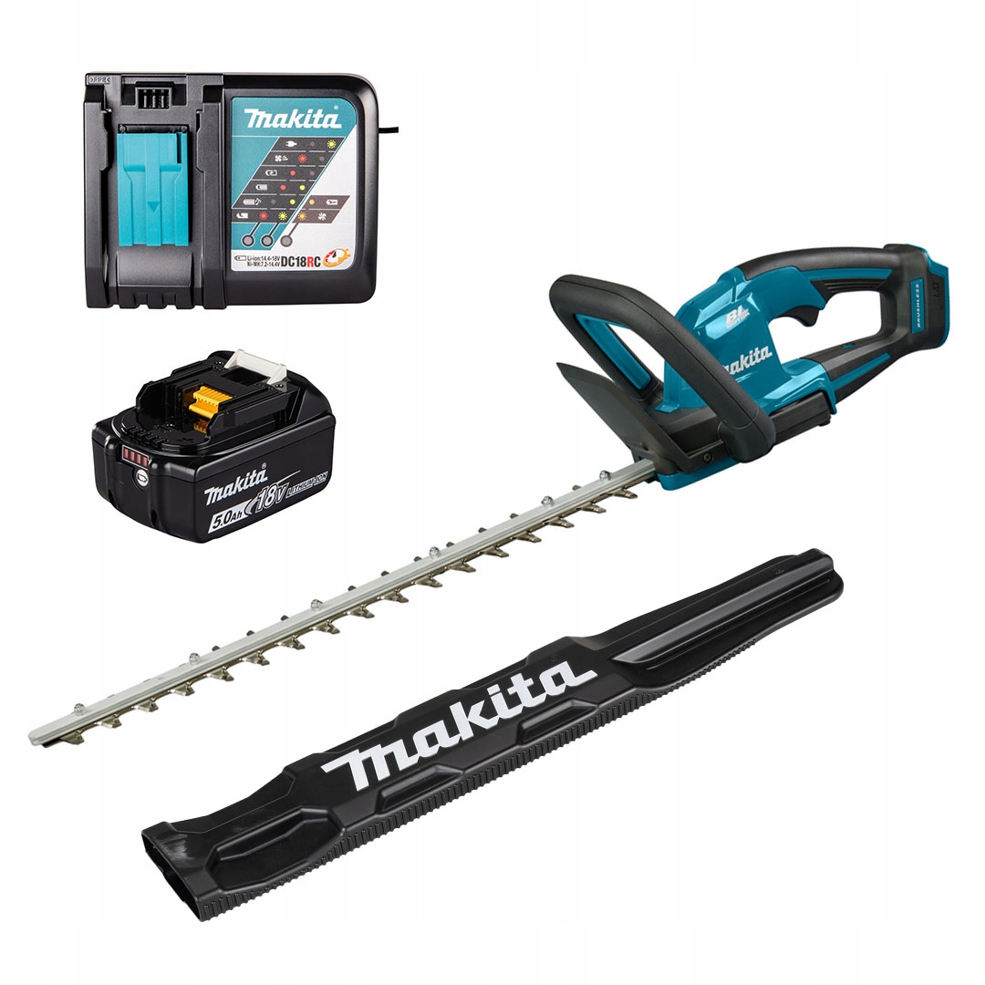 Elektrické nožnice na živý plot Makita DUH506RT Lxt 18V Bl Xpt 1x5Ah 500 mm