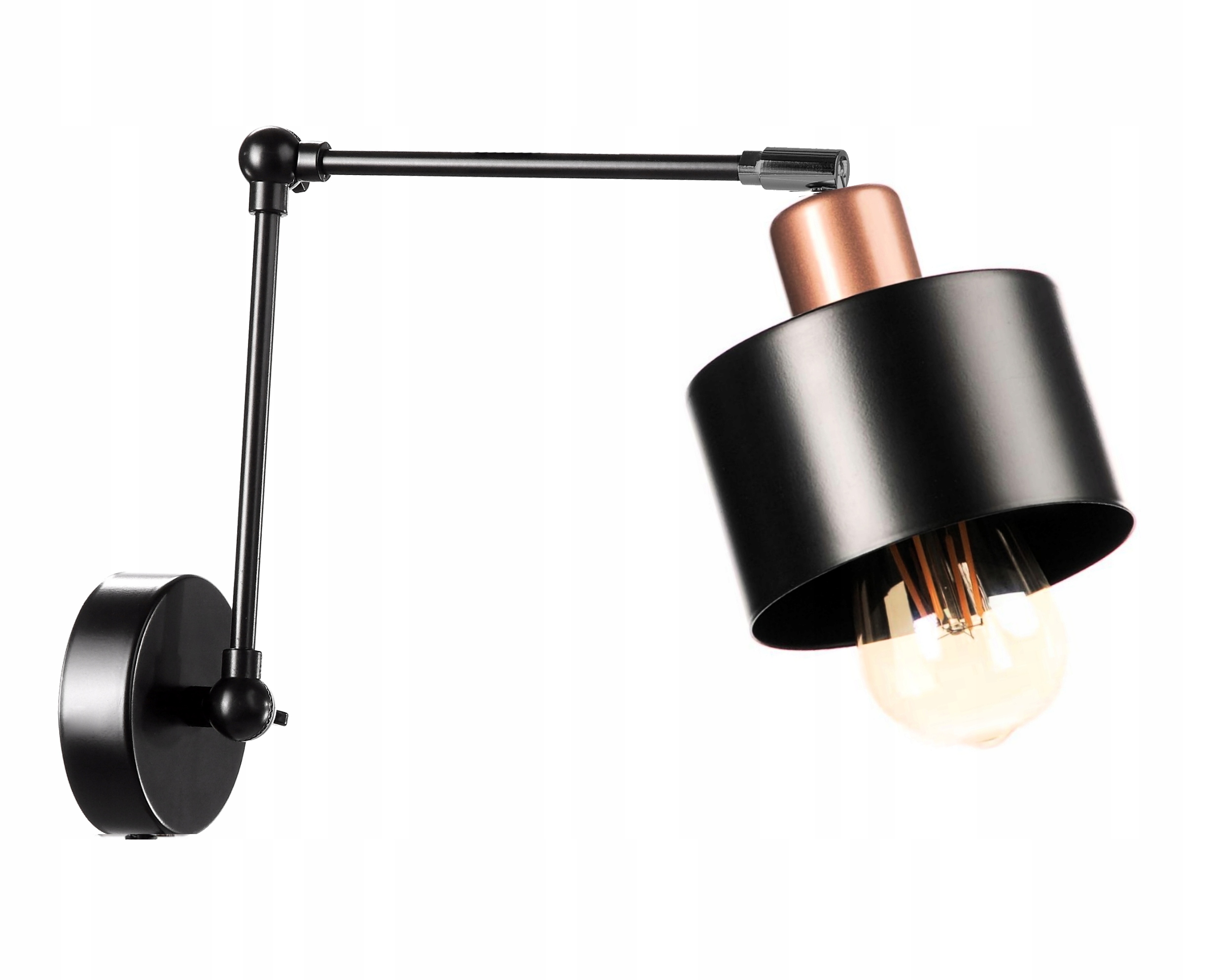 Kinkiet Ścienny Regulowany Do Czytania Edison Led E27 Loft