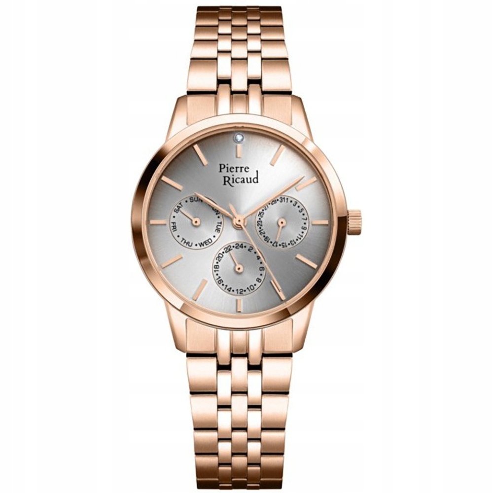 Dámské hodinky Pierre Ricaud P21056.9117QF růžové zlato