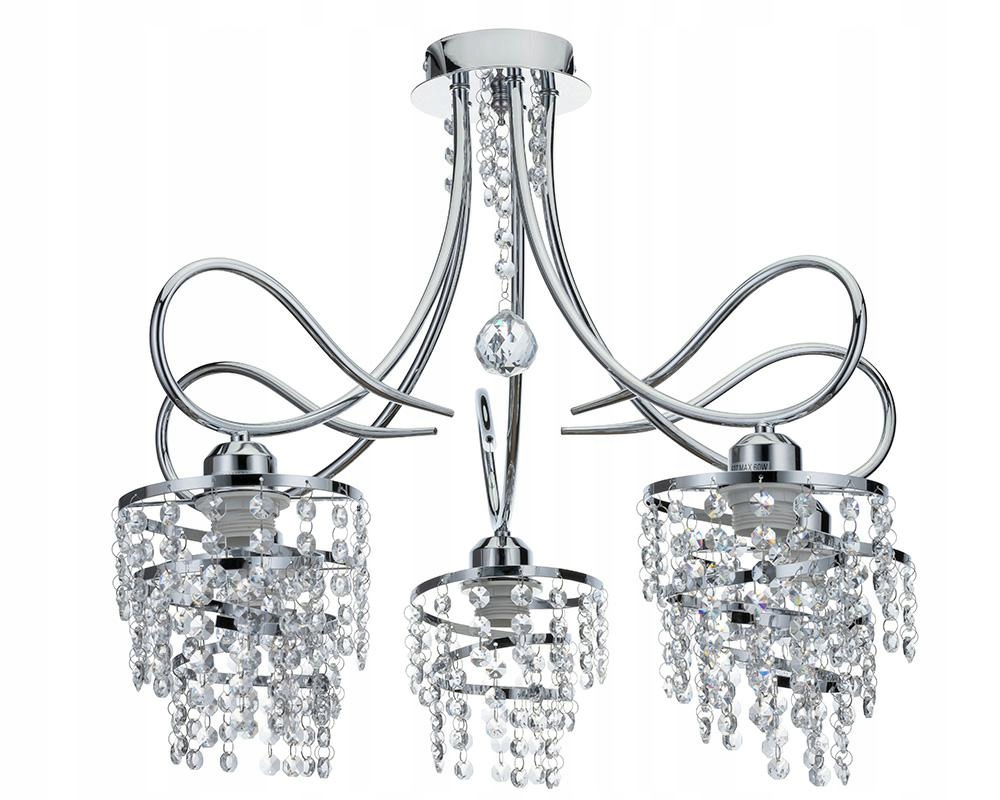 Krištáľový luster Lampa do obývacej izby, jedálne, spálne Glamour Vintage