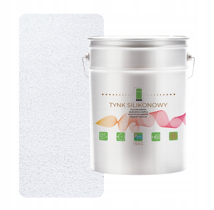 Omítka Beránek Silikonová Bílá Fasádní 1.0 MM Prémiová 15 Kg Zesílená
