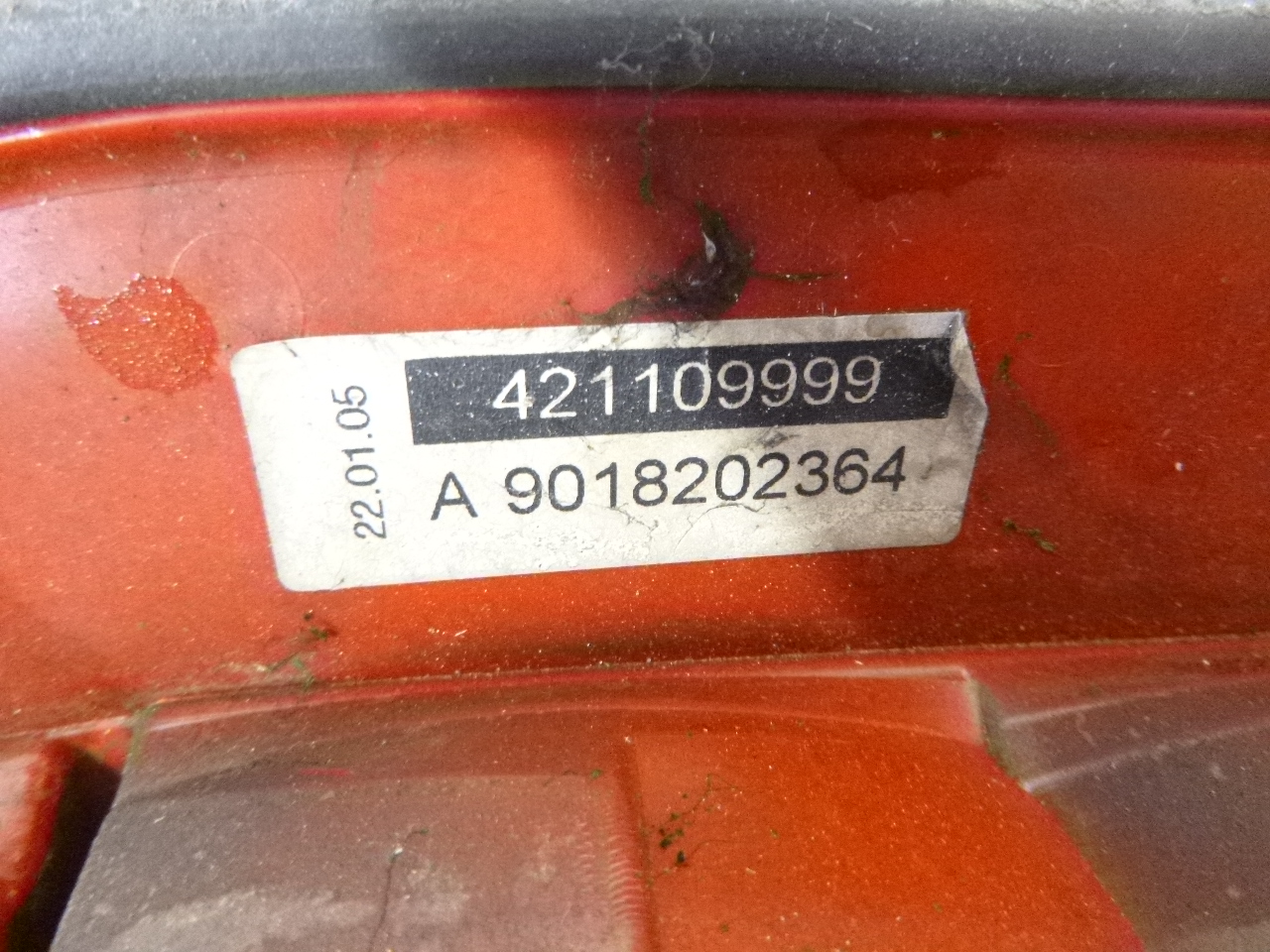 light rear left Mercedes Sprinter W901 97r.