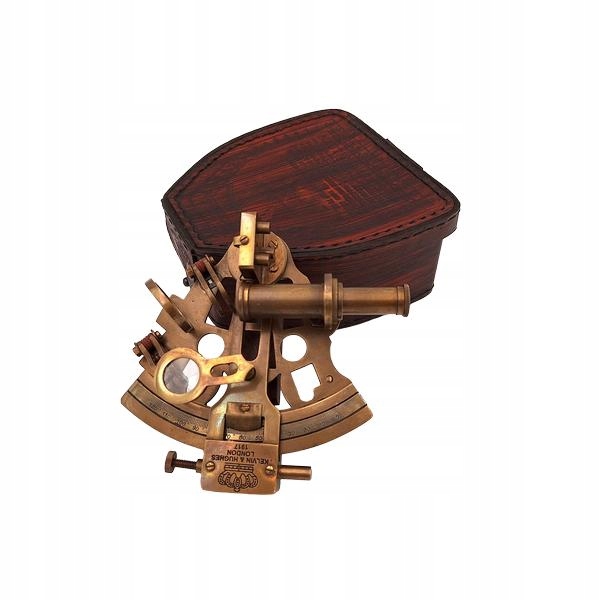 Sekstans v koženom puzdre Darček pre námorníka NSLB72/4