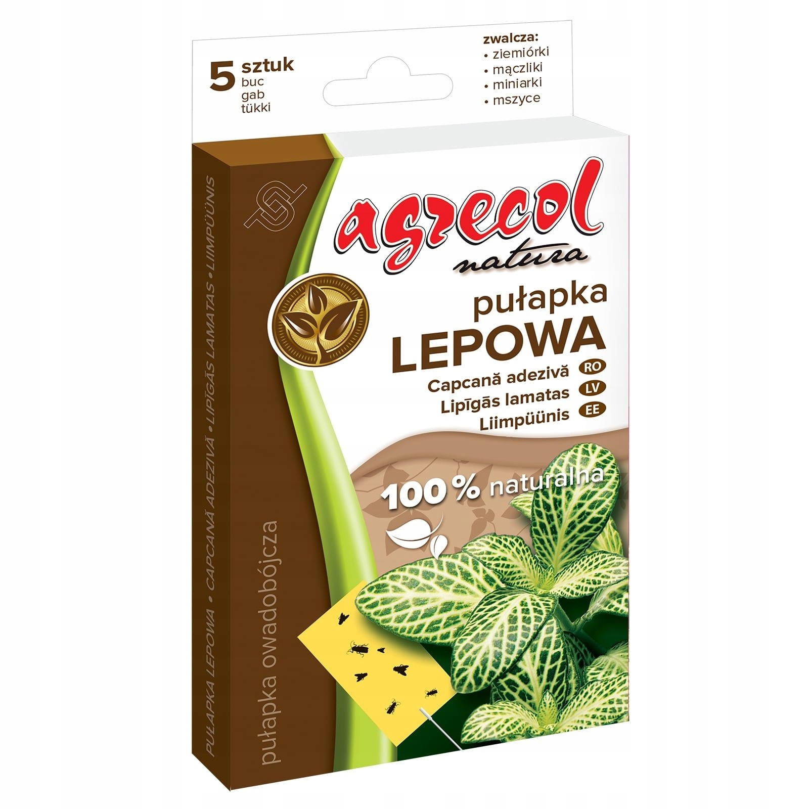 

Pułapka Lepowa 5SZT Natura Agrecol