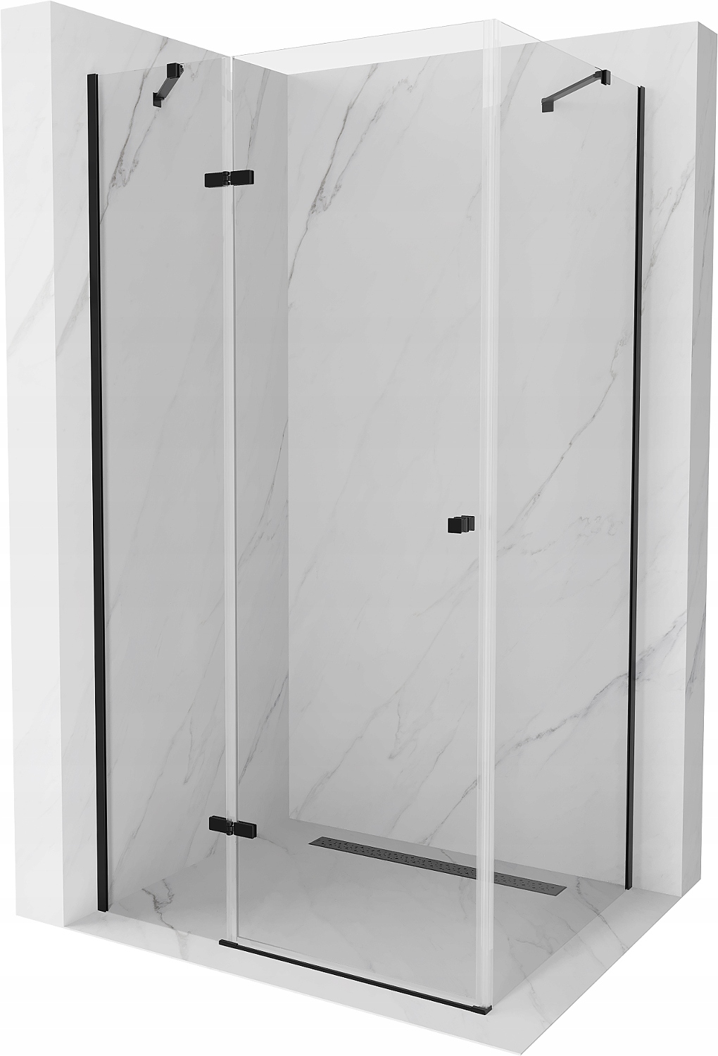 Mexen Roma Kabina Prysznicowa 80 x 120 cm Black