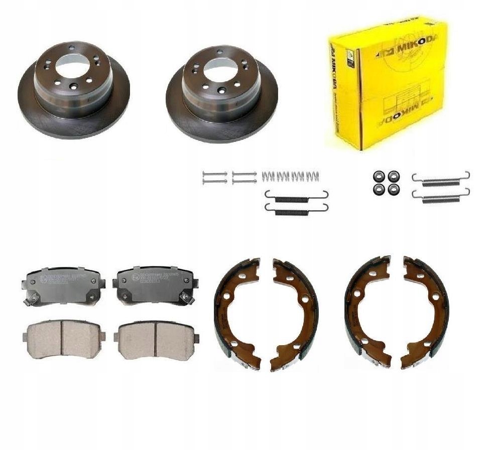 Kotouče Čelisti Hyundai I30 Kia Ceed I Pro Ceed Zadní Sada.