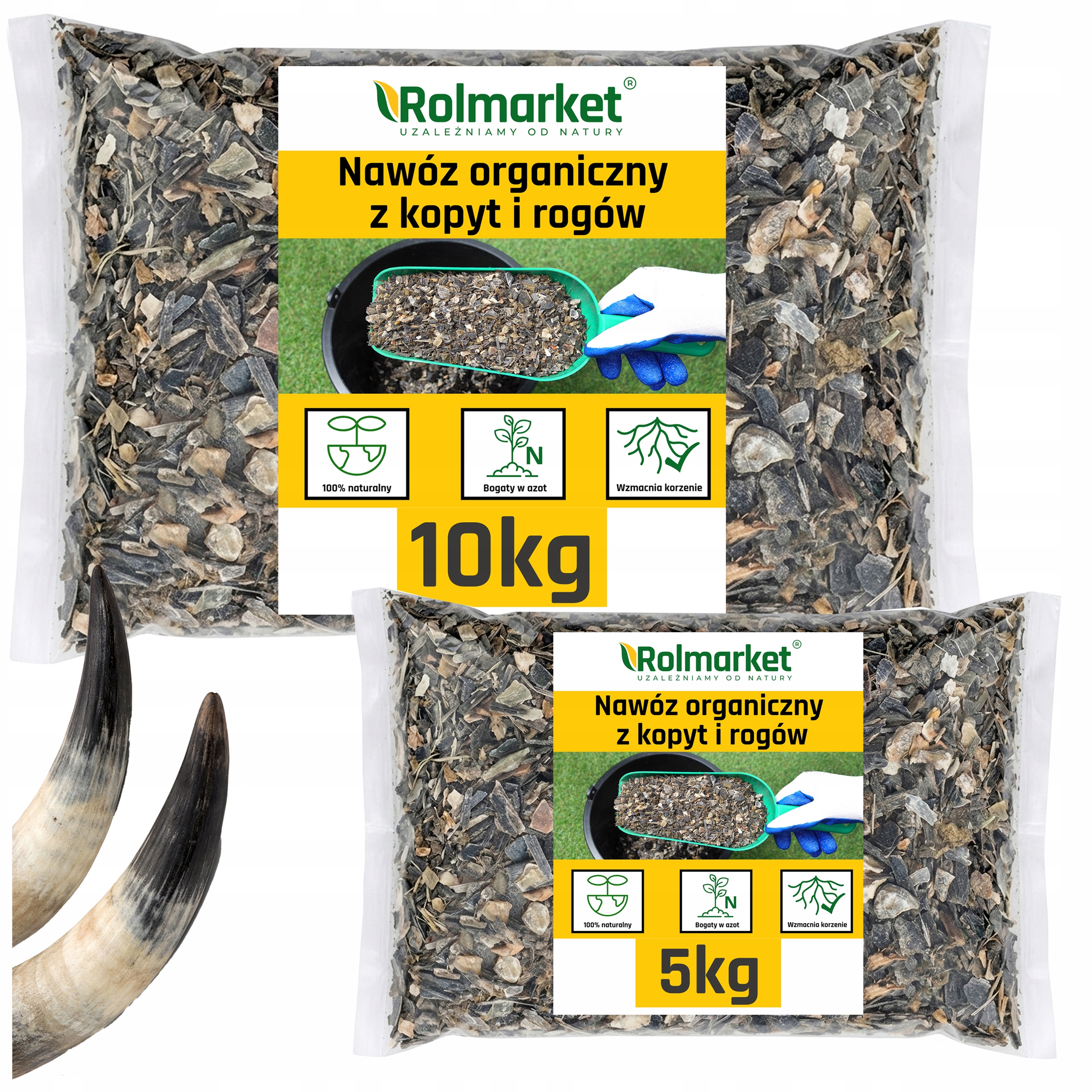 Wióry Rogowe 15kg Nawóz Z Rogów Kopyt Mączka Rogowa Pod Pomidory Warzywa