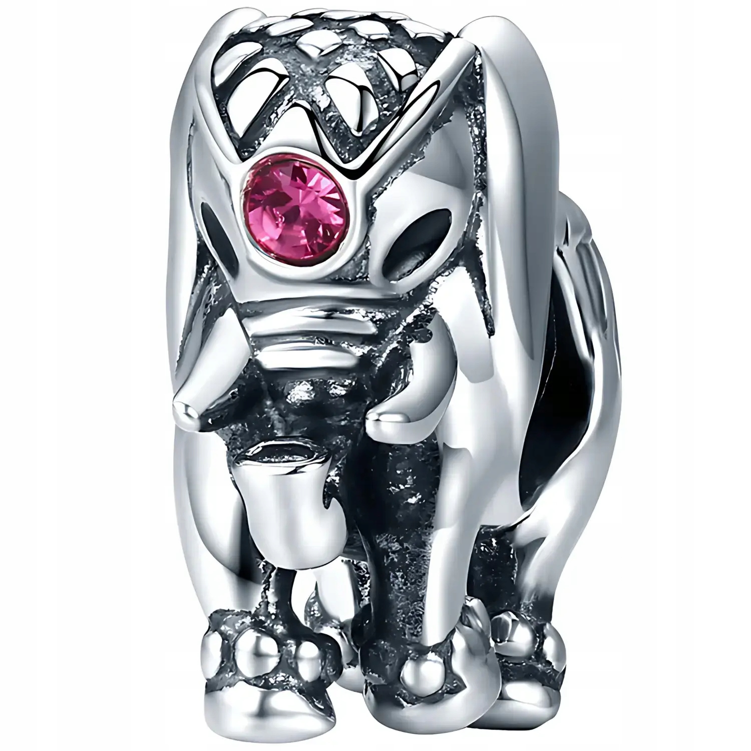 Charms Přívěsek Stříbro 925 Slon Slon Štěstí Talisman Amulet Zvíře