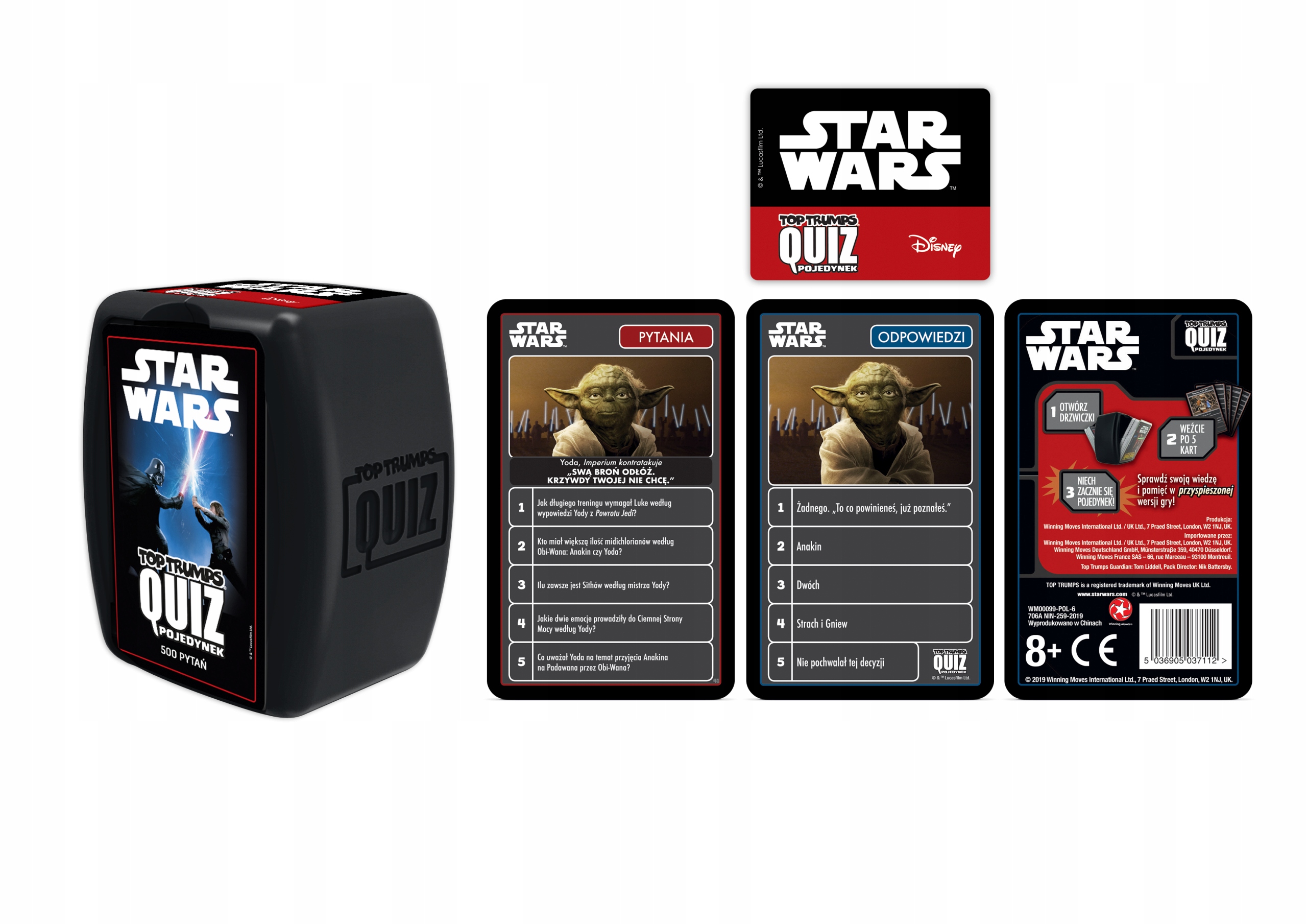 Gra karciana Top Trumps QUIZ Star Wars Nazwa Top Trumps Quiz: Star Wars