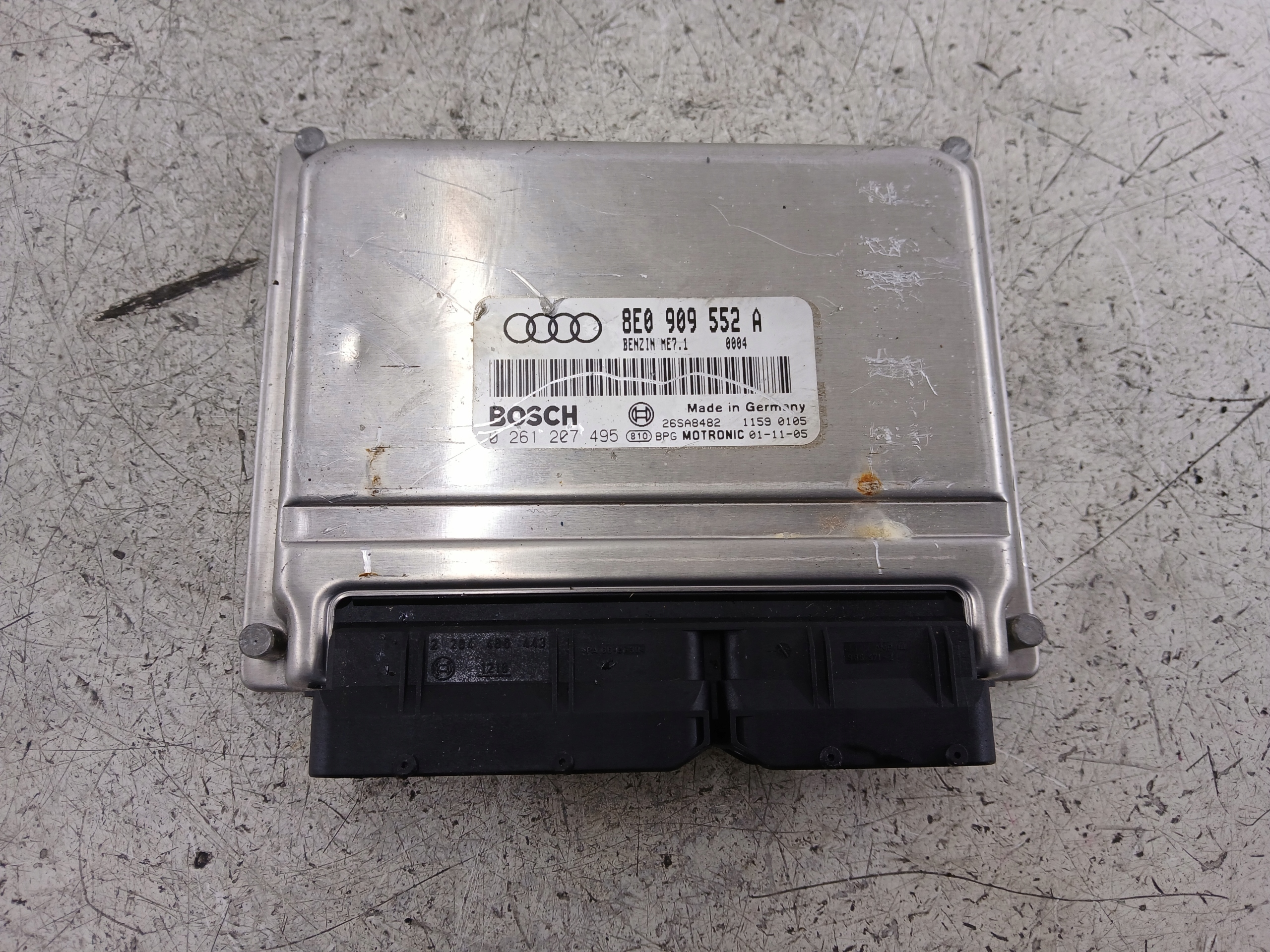 AUDI A4 B6 2.4 V6 Centralina Motore 8E0909552A