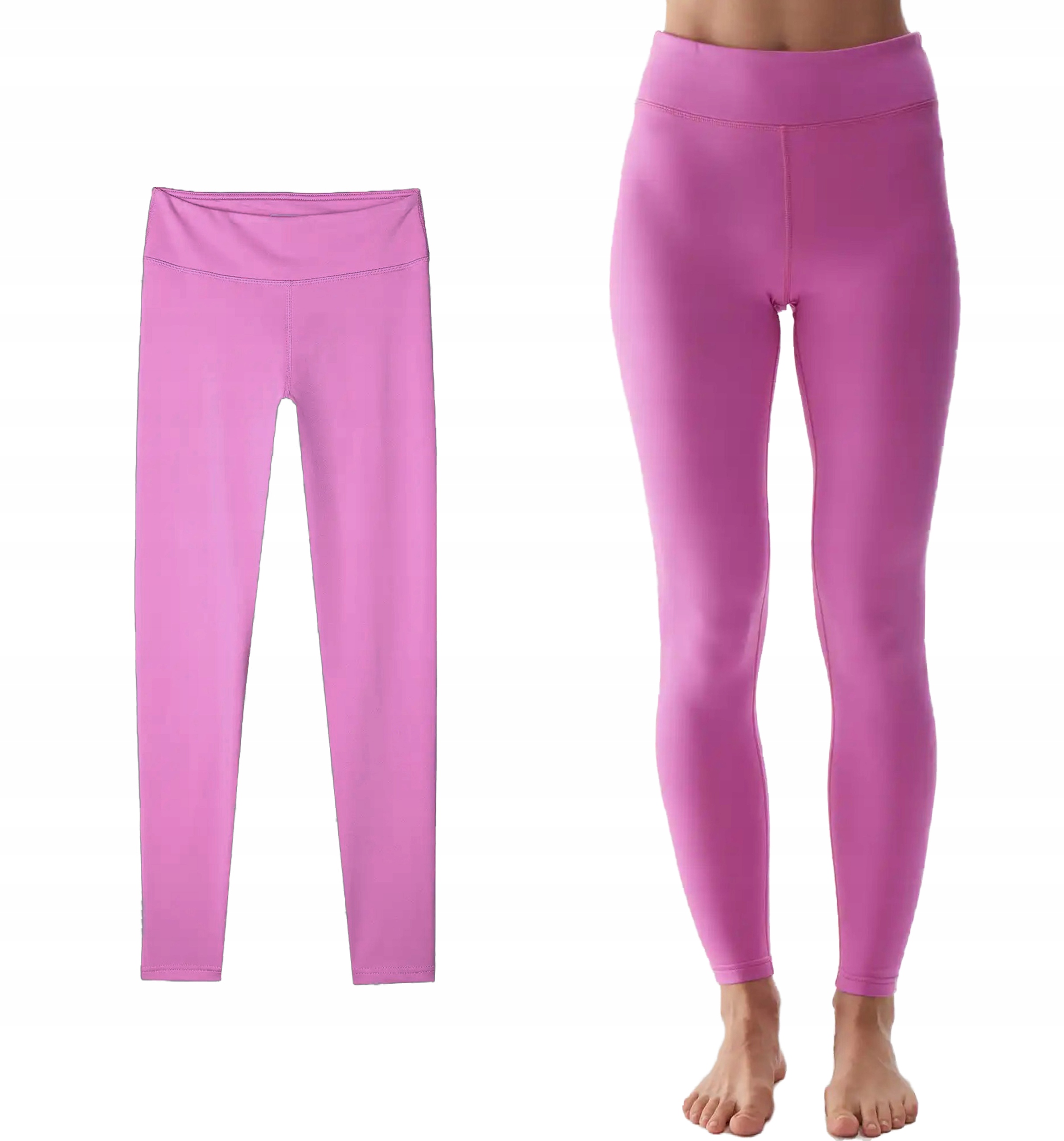 Termoaktivní spodní prádlo 4F, legíny na lyžích, zateplené, růžové S