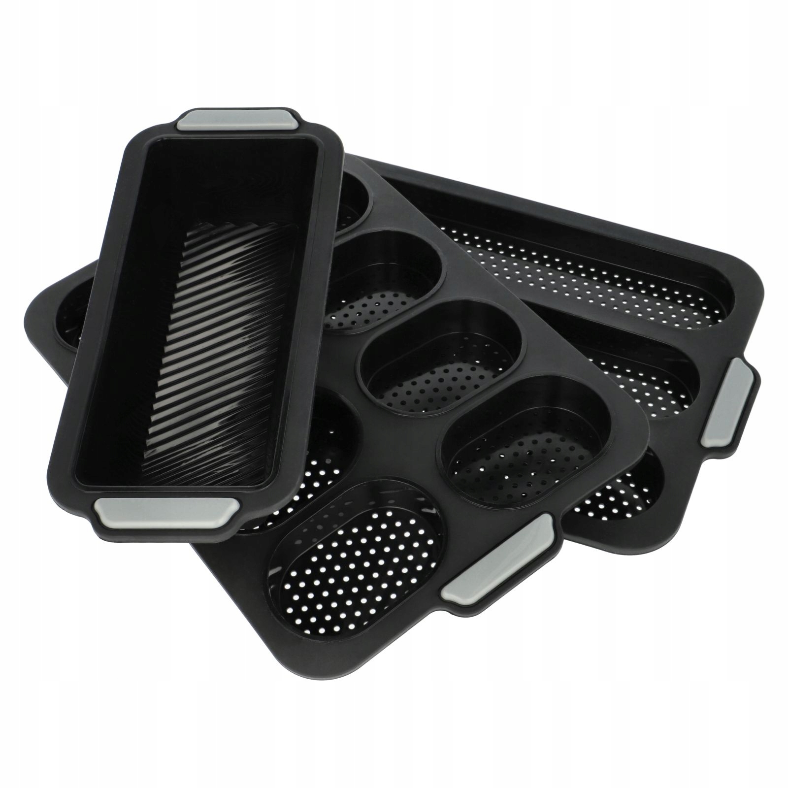 

Forma foremki zestaw 3szt do bagietek chleba bułek