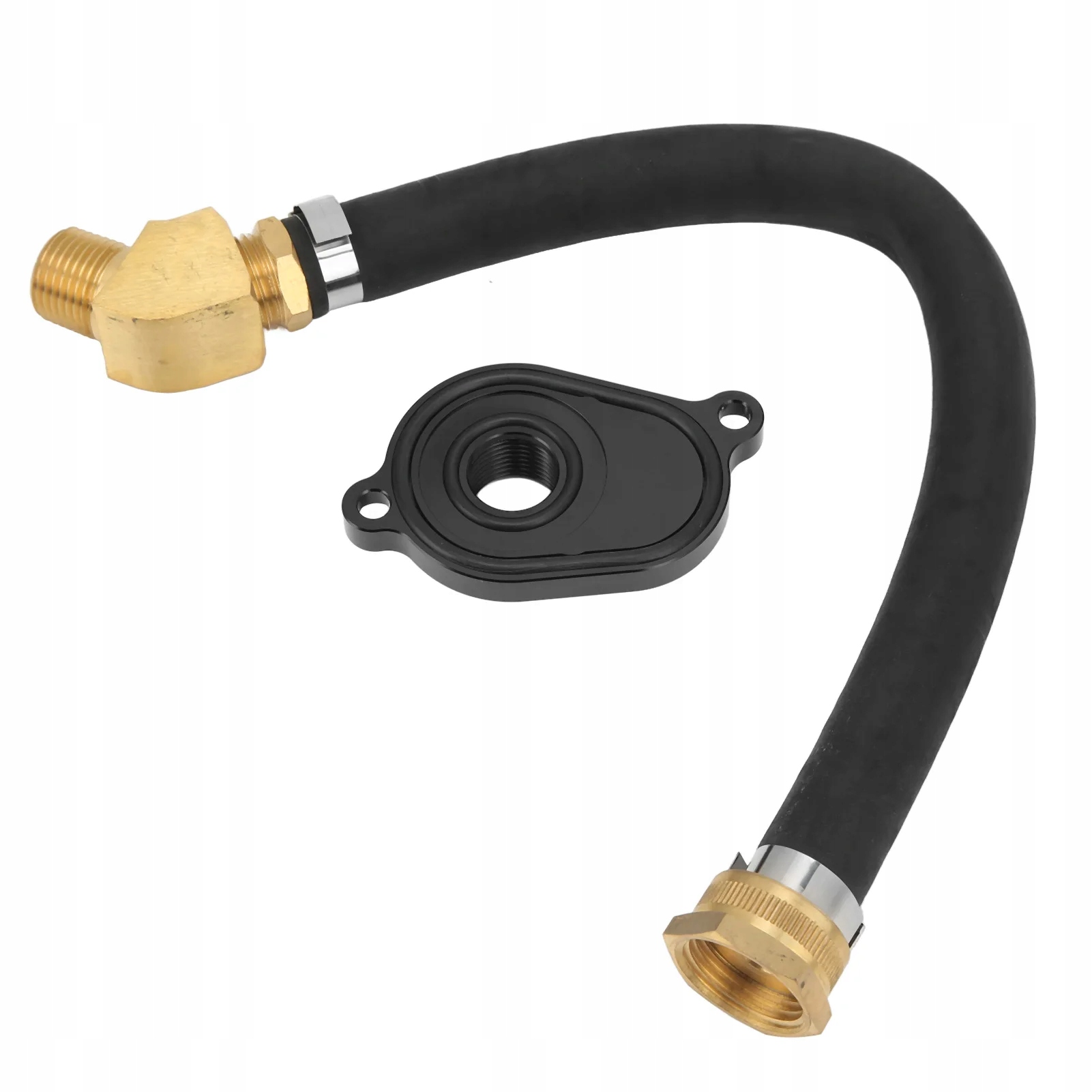 Oil Cooler Flush Kit With Aluminum Anodize Adapter For Ford Powerst