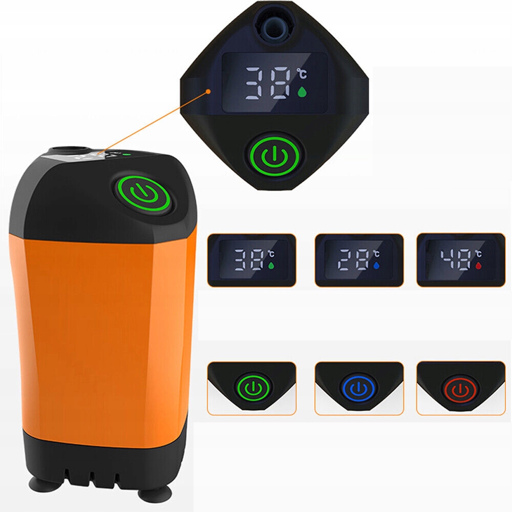 ZEWNĘTRZNA PRZENOŚNA ELEKTRYCZNA POMPKA PRYSZNICOWA USB 3 TRYBY Waga produktu z opakowaniem jednostkowym 0.95 kg