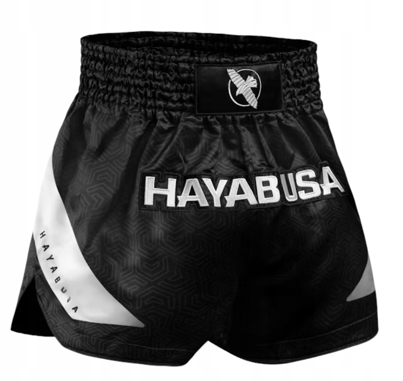Hayabusa Kraťasy Muay Thai Core Shorts Black/White L