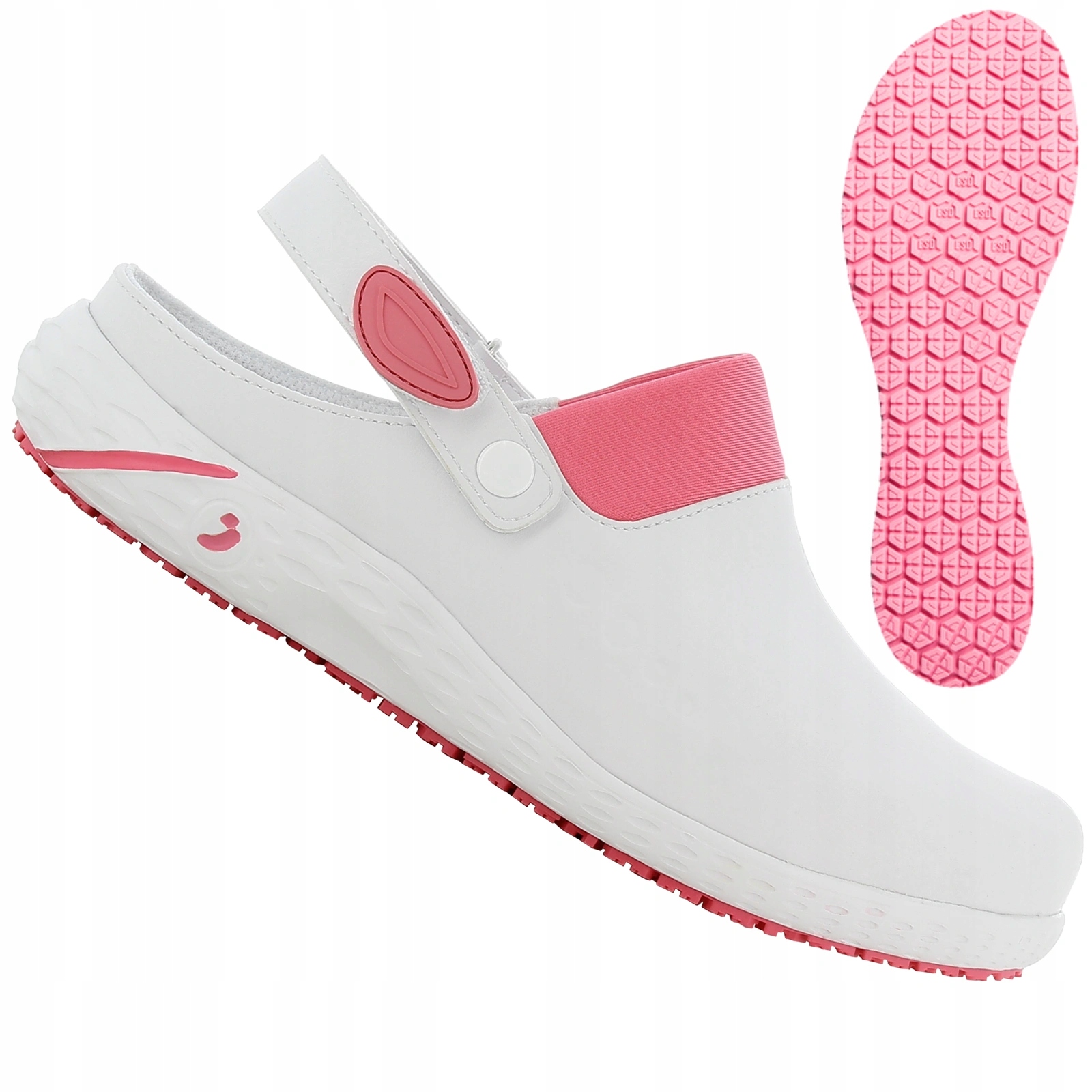 Klapki chodaki profilaktyczne antypoślizgowe Esd damskie Dany Ob 37