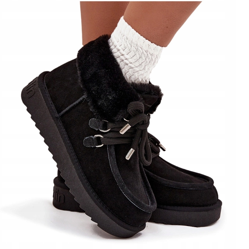 Sněhule Z Přírodního Semiše Kožíšek D.franklin DFSH375006 Černé 37