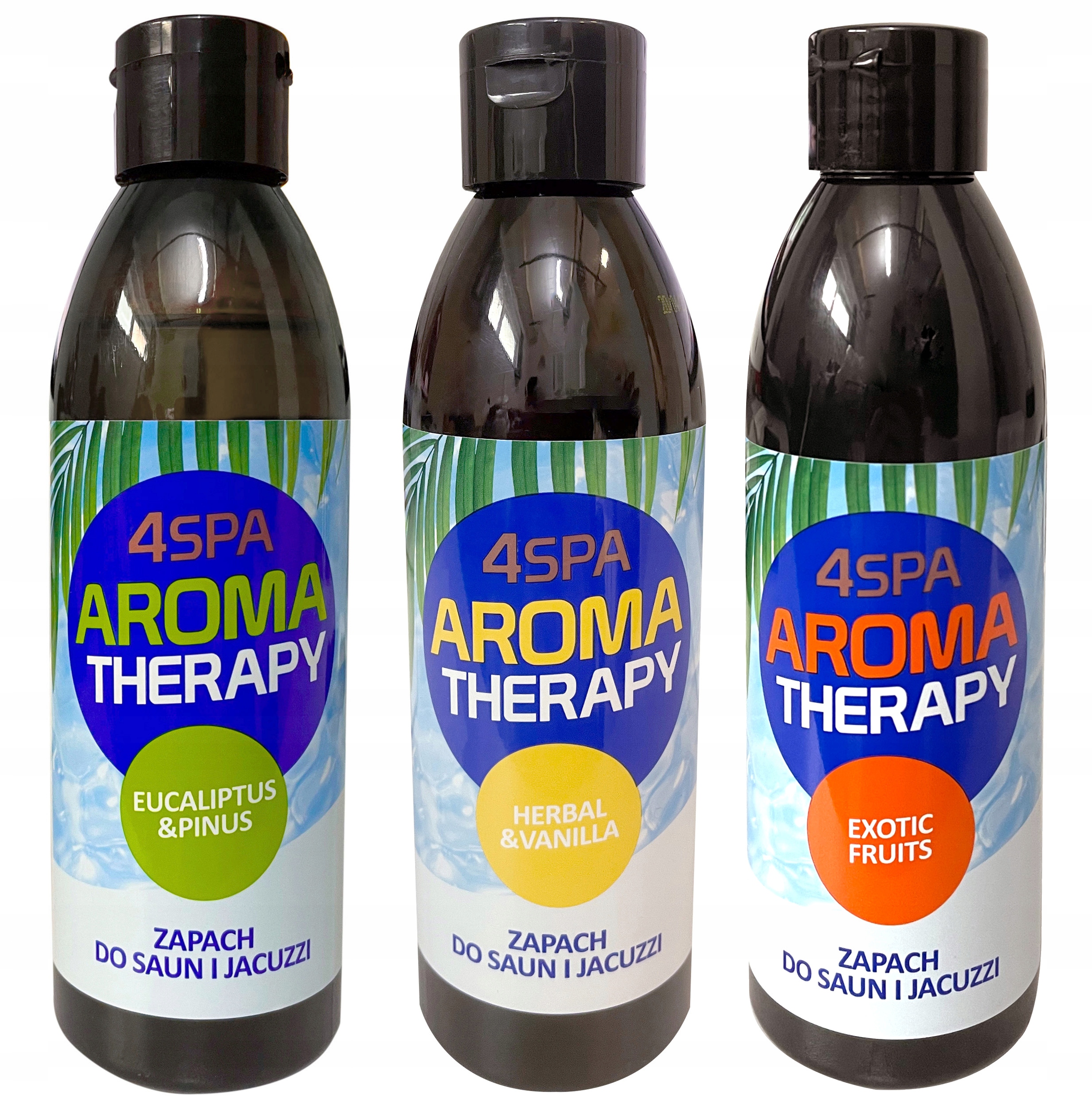 3 Olejki Zapachowe Zapachy Aromaty do Sauny Basenu Jacuzzi Spa Aromaterapia