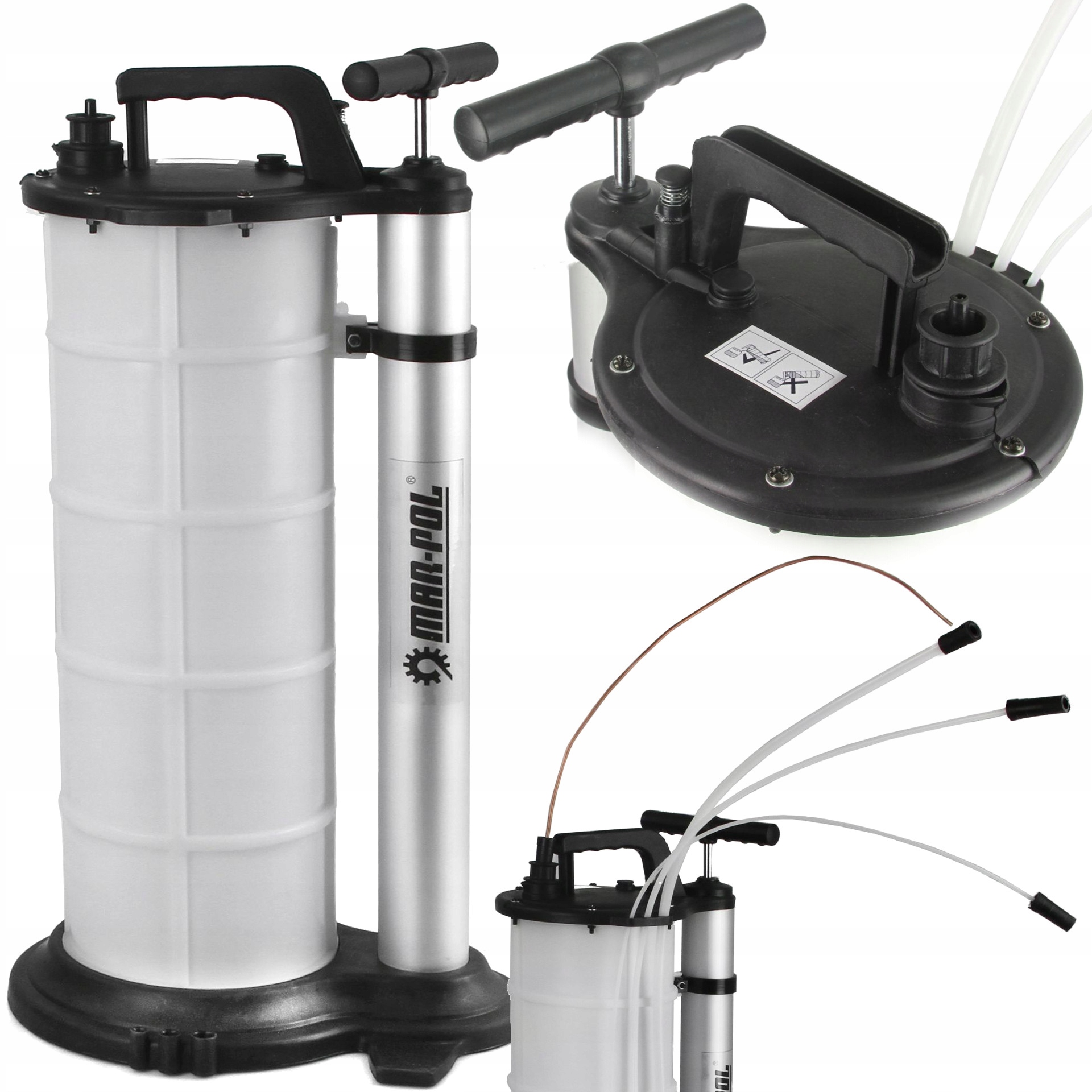 Ручной отсос для масла жидкости 9L 4 зонда