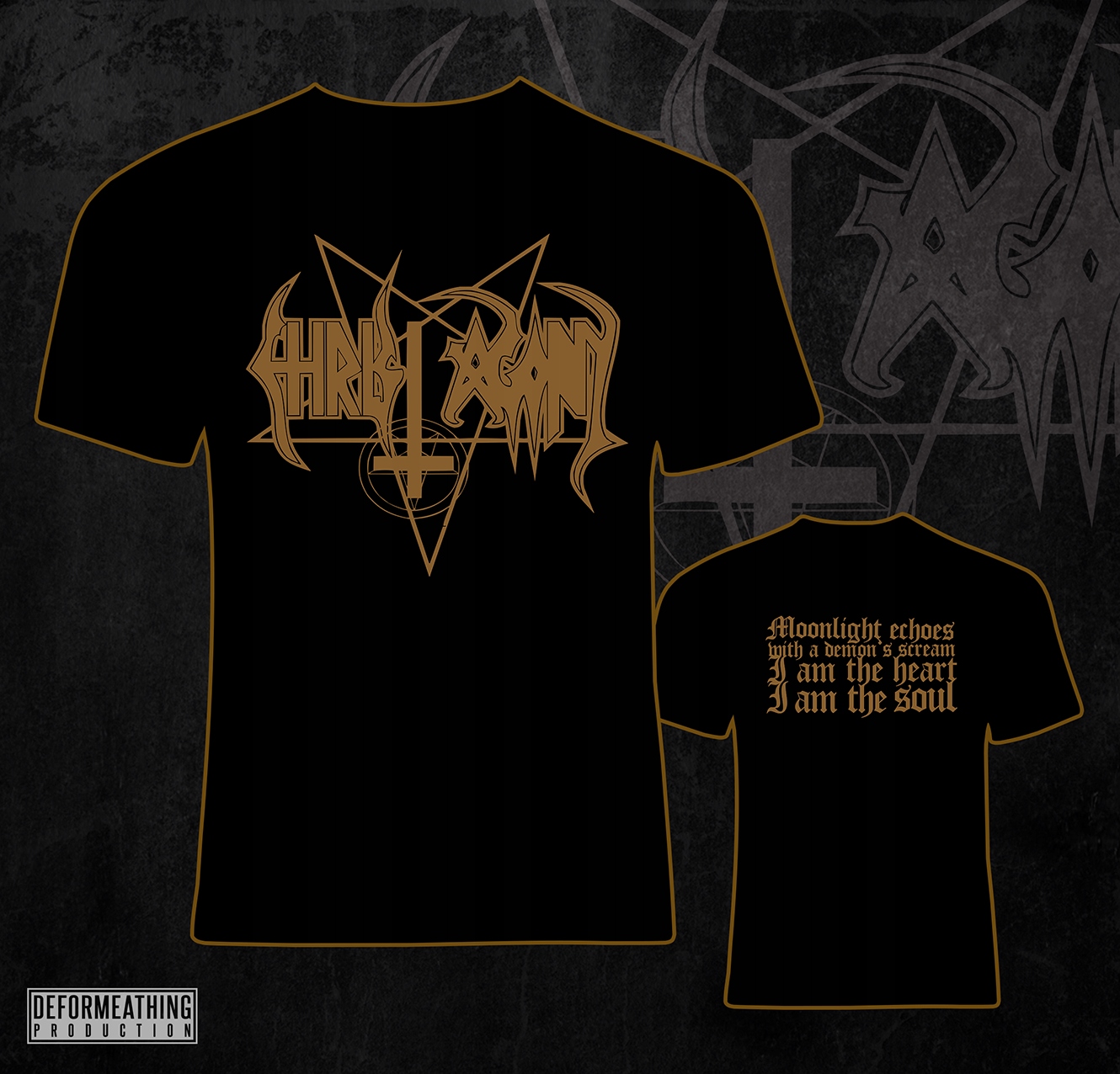 Christ Agony "Black Logo" T-Shirt Rozmiar XXL