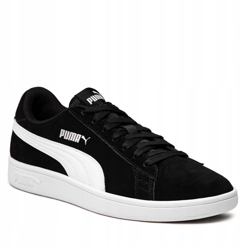 Puma Smash Kožené Sportovní Boty Černé 36 Ž6C