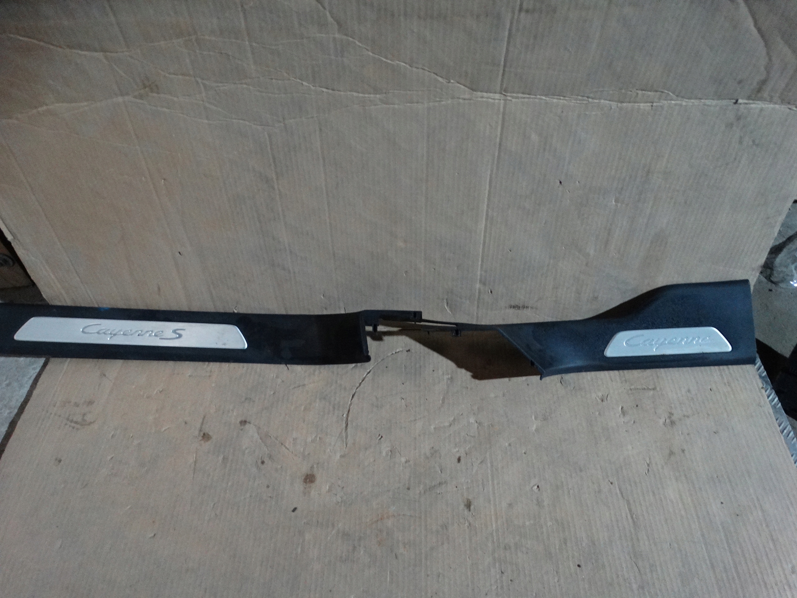 moulding cap threshold left PORSCHE CAYENNE 9Y S 1