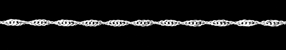 KLASYCZNY ŁAŃCUSZEK SREBRNY SINGAPUR ZE SREBRA PRÓBY 925 40cm Rodzaj Klasyczne Wyrób jubilerski