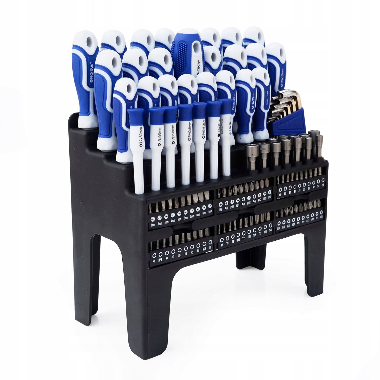 ZESTAW SRUBOKRETOW WKRETAKOW BITY 122EL Z MAGNESEM Brand Falon Tech