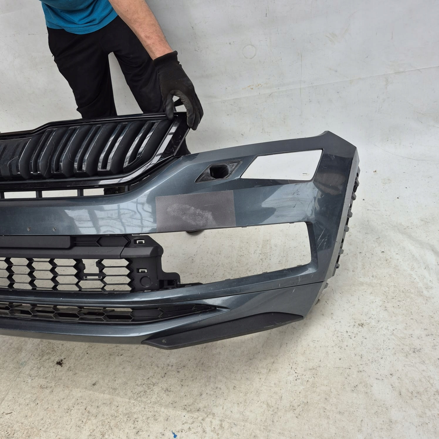 SKODA KODIAQ and 1 RS 19-21 bumper front front washer