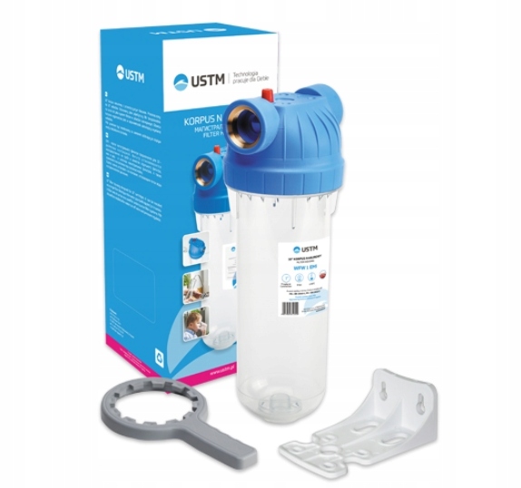ZESTAW OBUDOWA FILTRA 1 WODY + KLUCZ USTM KPL