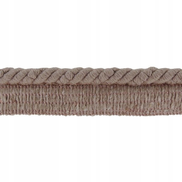 Šňůrka bavlněná páska na všívání výstupek béžová 6mm 10m