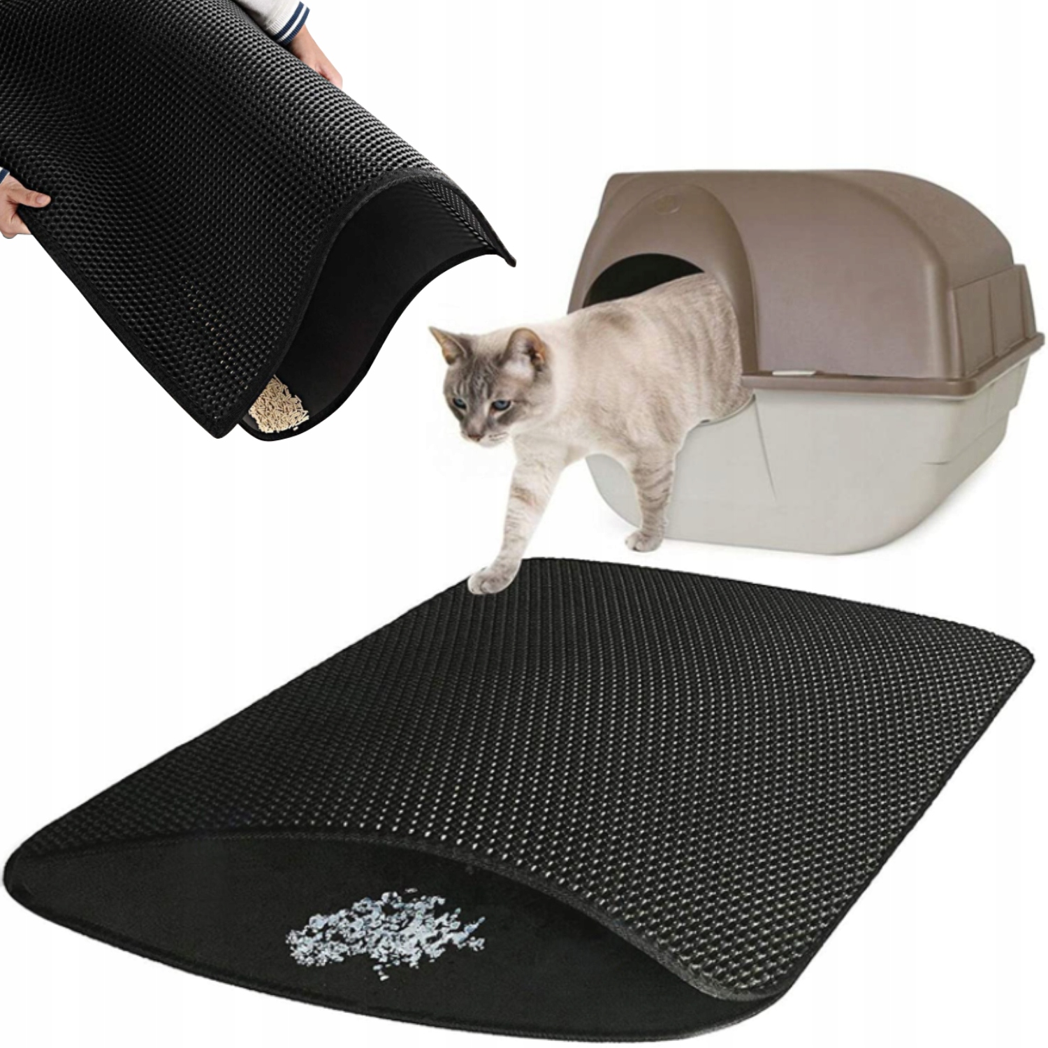 

Mata Wycieraczka Pod Kuwetę Dla Kota Na Żwirek XXL