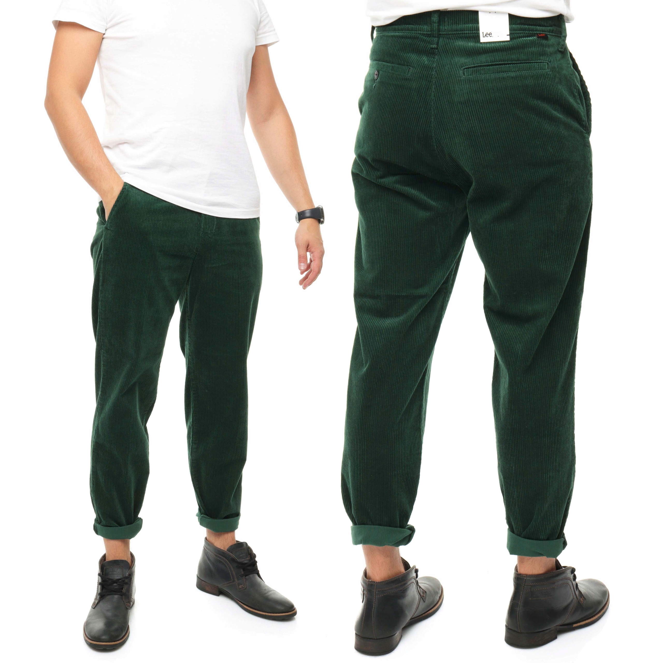 

Lee Relaxed Chino spodnie męskie sztruks W31 L32