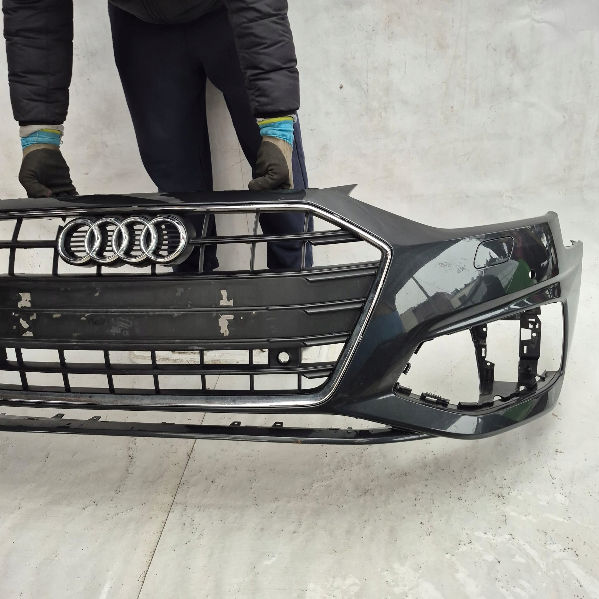 AUDI A4 B9 8W LIFT 19-24 bumper front front washer PDC