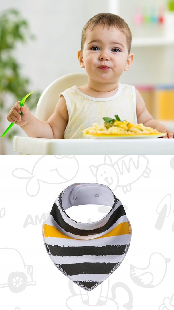 Śliniaczek bawełna 100% śliniak Chusta Apaszka Marka Simed