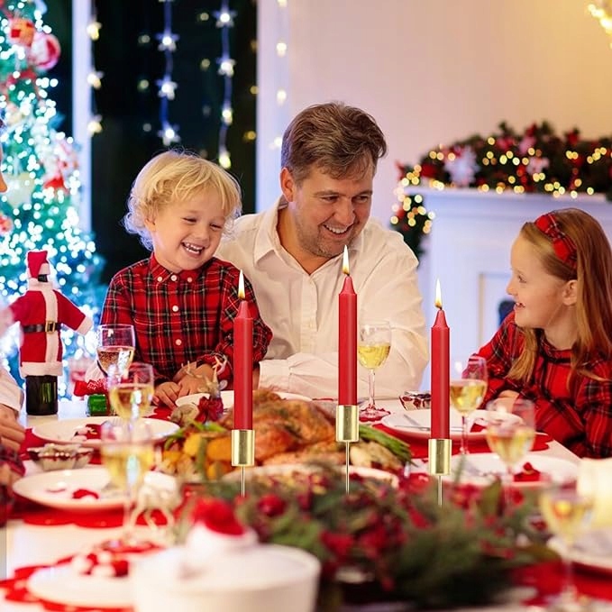 ZESTAW 10 ŚWIECZNIKÓW Z PĘSETĄ ŚWIECZNIK W STYLU RETRO Kod producenta MHHGWSZL9C3