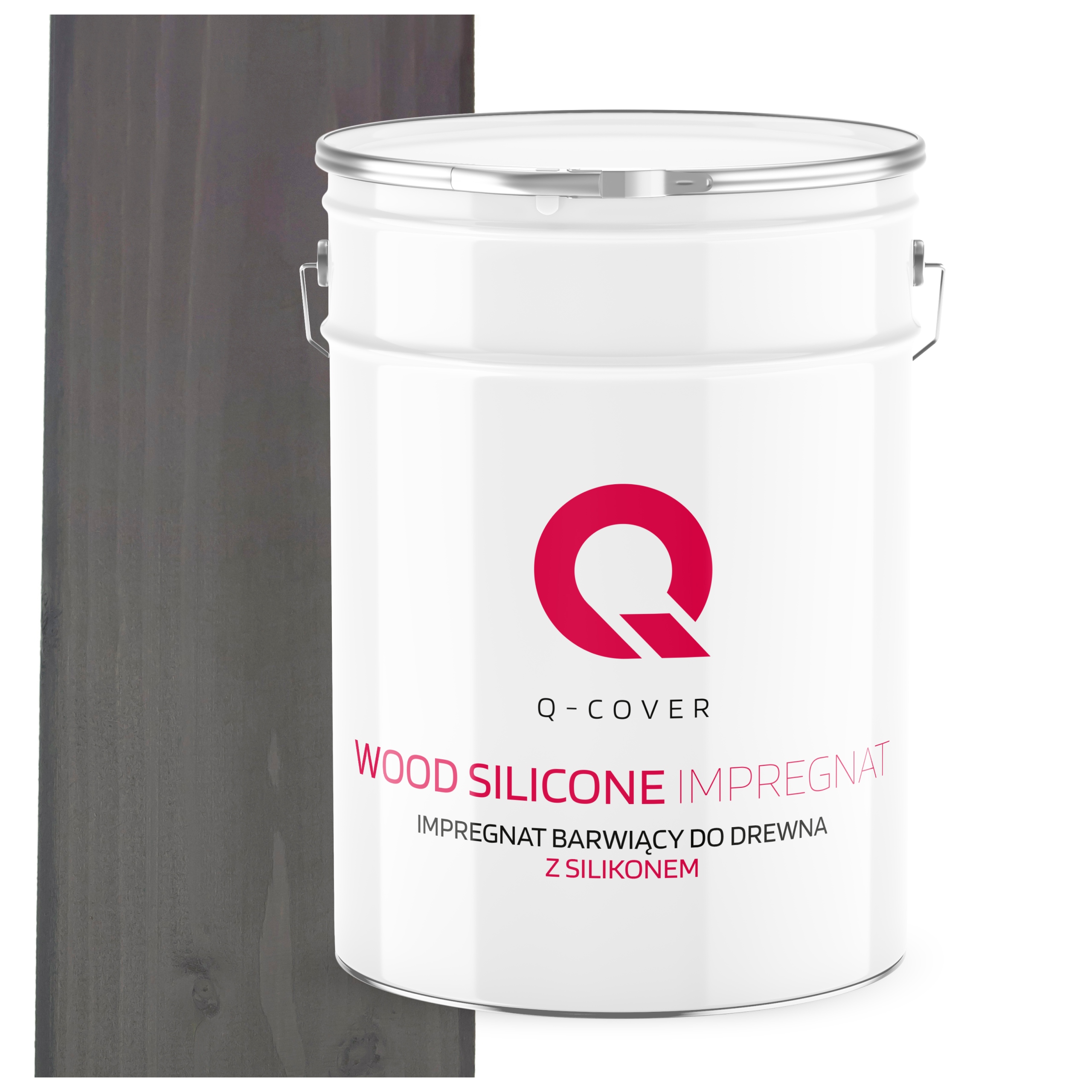 Impregnácia Na Drevo Extra Farba S Ochranným Silikónom Farby Uv Antracit 10 L