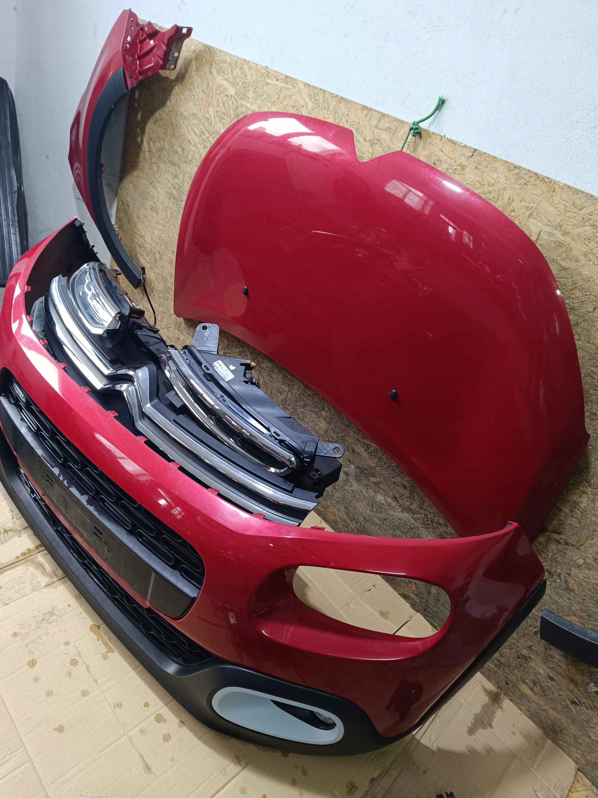 KOMPLETNY PRZÓD MASKA ZDERZAK LAMPY CITROEN C3 III Producent części Citroen OE